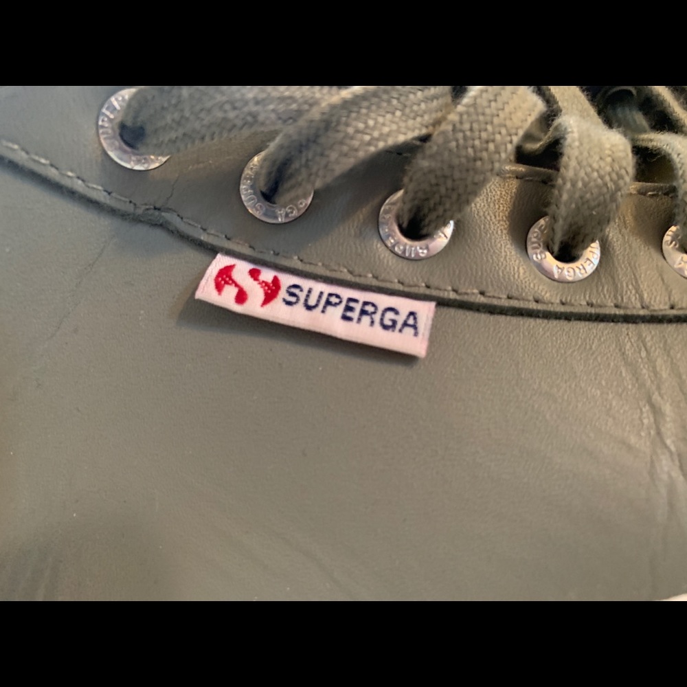 Superga Green Mint sneakers 8.5 men’s - Picture 3 of 5